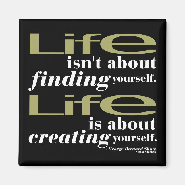 George Bernard Shaw Quote Magnet (Front)