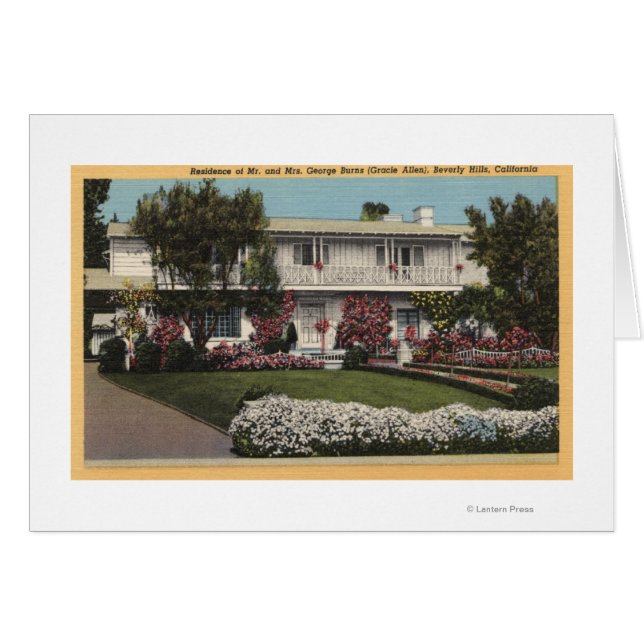George Burns and Gracie Allen's Home (Front Horizontal)