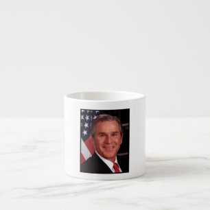 George Bush 43rd US American President Photo Espresso Cup