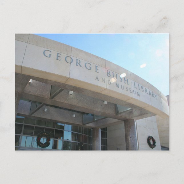 George Bush Library Postcard (Front)