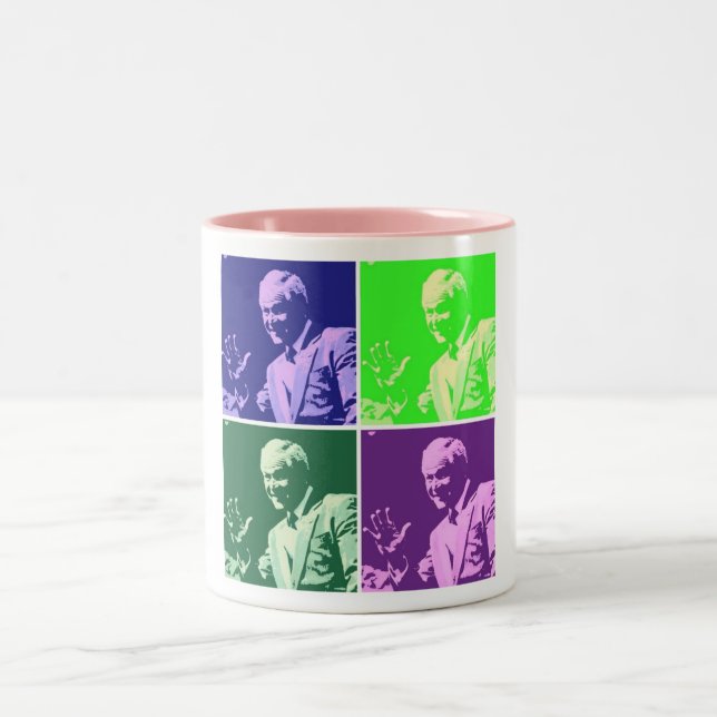 George Bush/Miss Me Yet? Two-Tone Coffee Mug (Center)