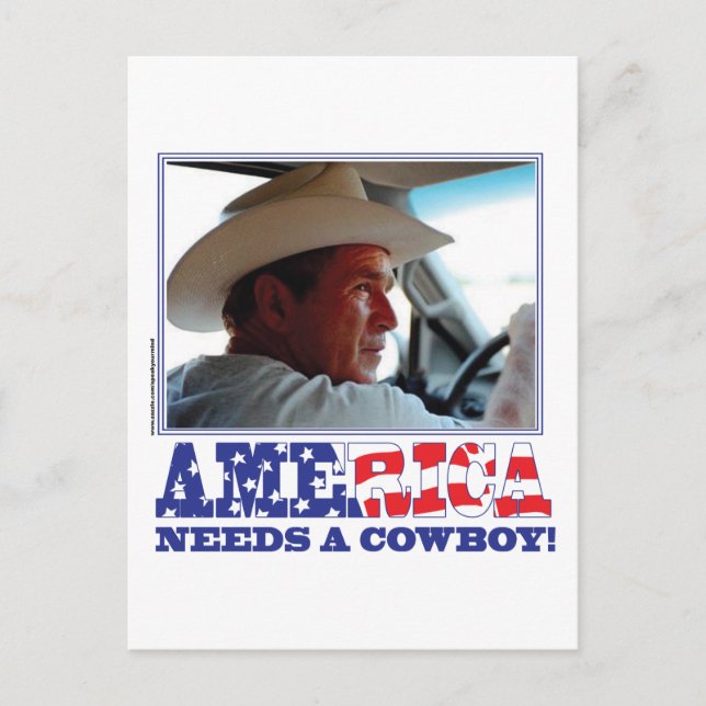 George Bush Postcard (Front)