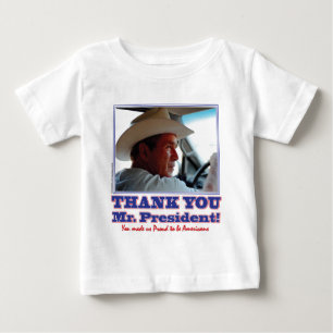 George Bush/Thank you! Baby T-Shirt