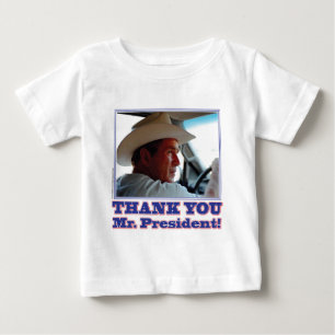 George Bush/Thank you! Baby T-Shirt