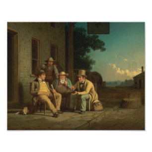 George Caleb Bingham - Canvassing for a Vote Photo Print
