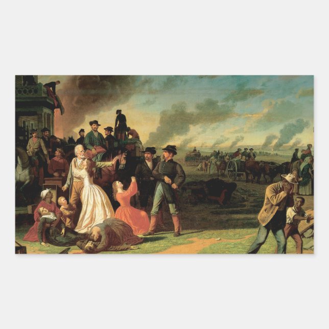 George Caleb Bingham - Order No. 11 Rectangular Sticker (Front)