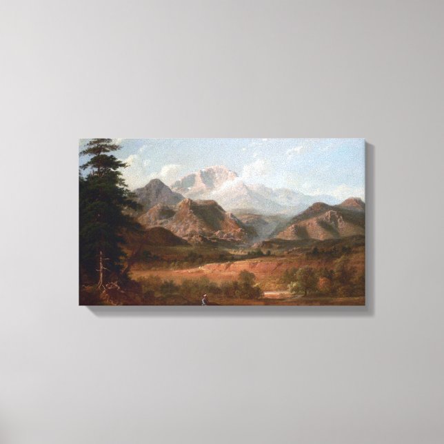 George Caleb Bingham View of Pikes Peak  Canvas Print (Front)
