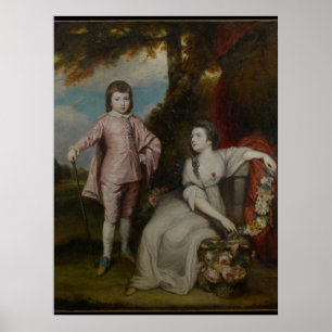 George Capel, Viscount Malden and Lady Elizabeth Poster