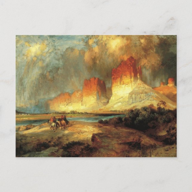 George Catlin - Cliffs of the Upper Colorado Postcard (Front)