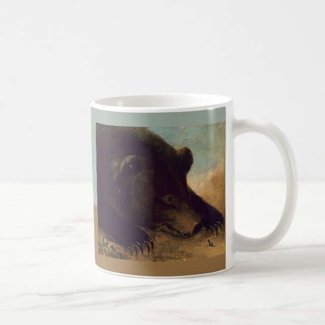 George Catlin - Grizzly Bear and Mouse Coffee Mug (Right)