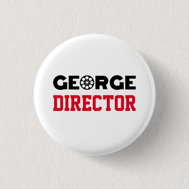 George Director 3 Cm Round Badge (Front)