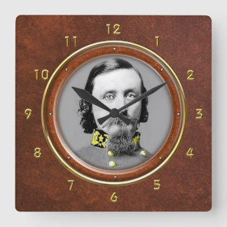 George E. Pickett 10.75" Square Wall Clock
