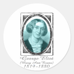 George Eliot Classic Round Sticker
