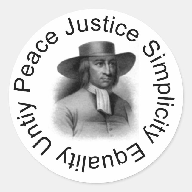 George Fox Sticker (Front)