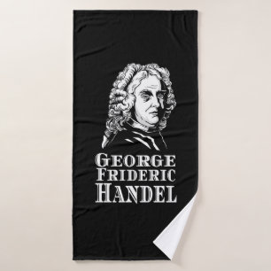 George Frideric Handel Portrait Bath Towel