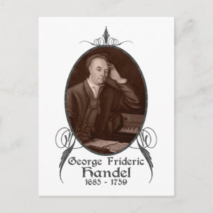 George Frideric Handel Postcard