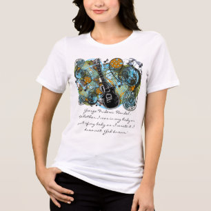 George Frideric Handel - "Whether I was in my body Tri-Blend Shirt