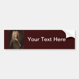 George Frideric Hanel by Balthasar Denner Bumper Sticker