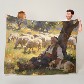 George (Geṓrgios) – “What Remains” Fleece Blanket