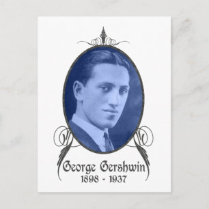 George Gershwin Postcard