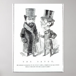 George Grossmith Jnr. and Richard D'Oyly Carte Poster