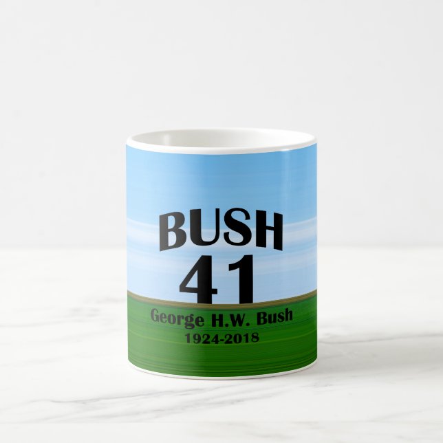 George H.W. Bush 1924-2018 Coffee Mug (Center)