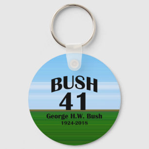 George H.W. Bush 1924-2018 Key Ring