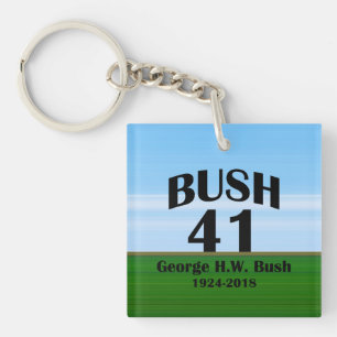 George H.W. Bush 1924-2018 Key Ring