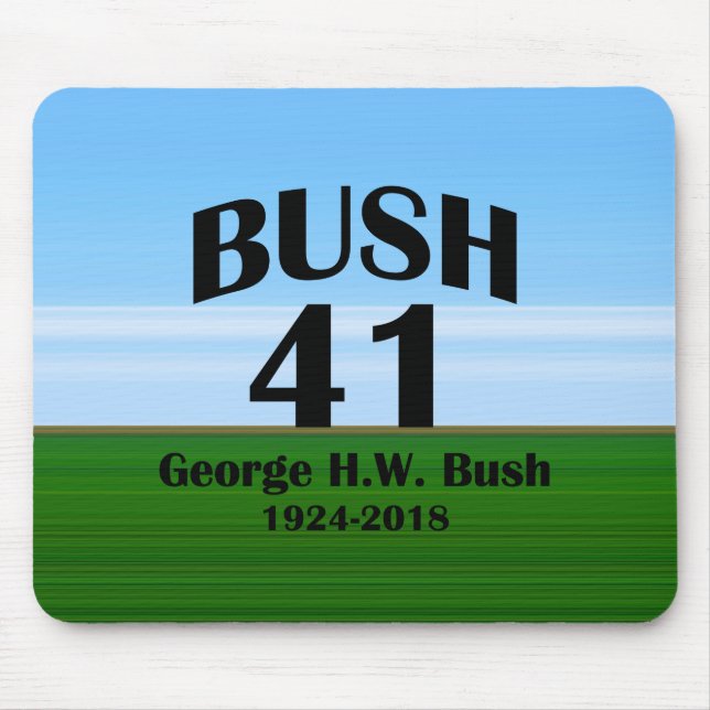 George H.W. Bush 1924-2018 Mouse Pad (Front)