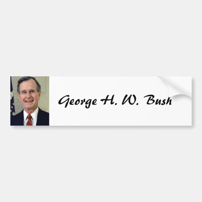 George H. W. Bush 41 Bumper Sticker (Front)