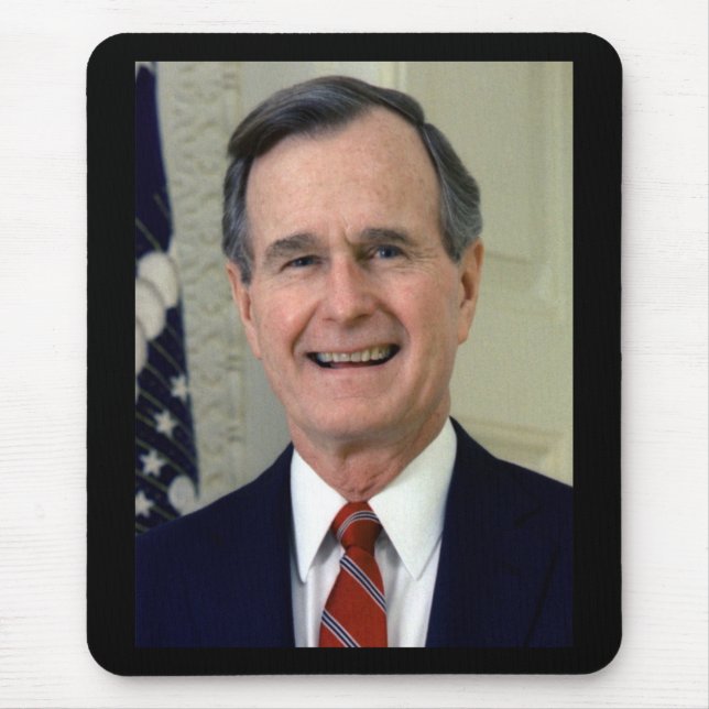 George H. W. Bush 41 Mouse Pad (Front)