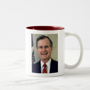 George H. W. Bush 41 Two-Tone Coffee Mug