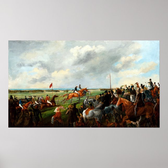 George Hamilton The First Steeplechase Poster (Front)