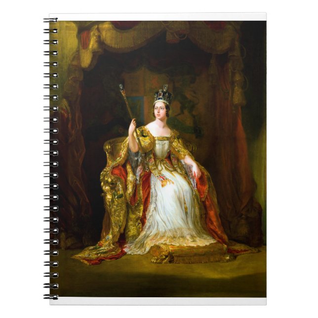George Hayter Portrait of Queen Victoria Notebook (Front)