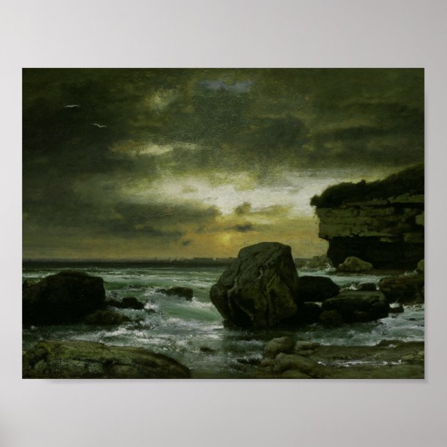 George Inness - A Marine Poster (Front)