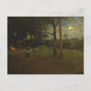 George Inness - Moonlight, Tarpon Springs Postcard