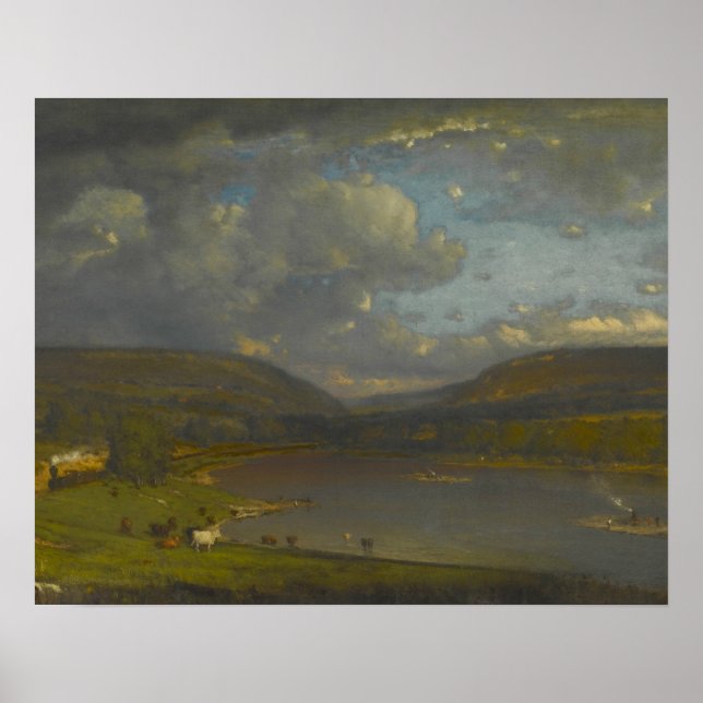 George Inness - On the Delaware River Poster (Front)