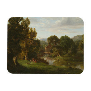 George Inness - The Old Mill Magnet