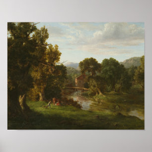 George Inness - The Old Mill Poster