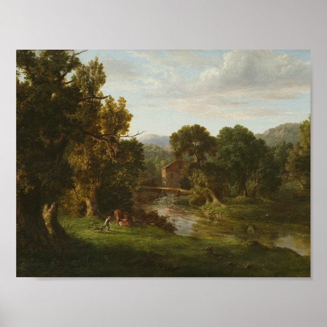 George Inness - The Old Mill Poster (Front)