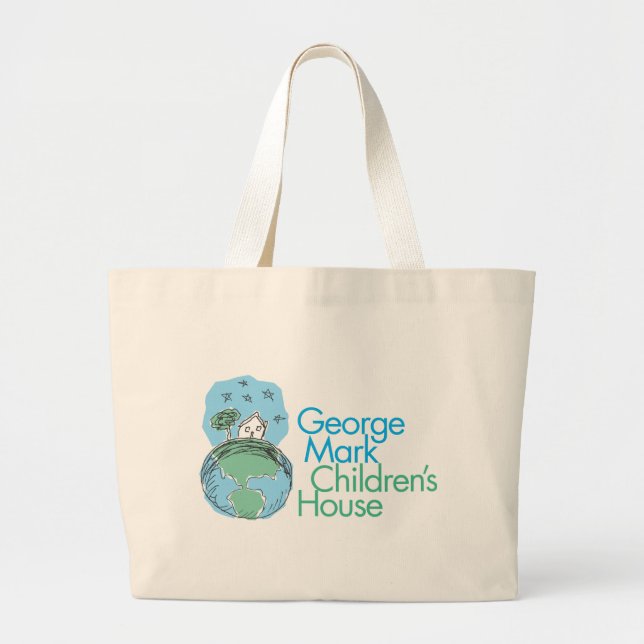 George Mark Children's House Large Tote Bag (Front)