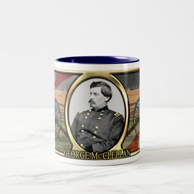 George McClellan Civil War Mug (Center)