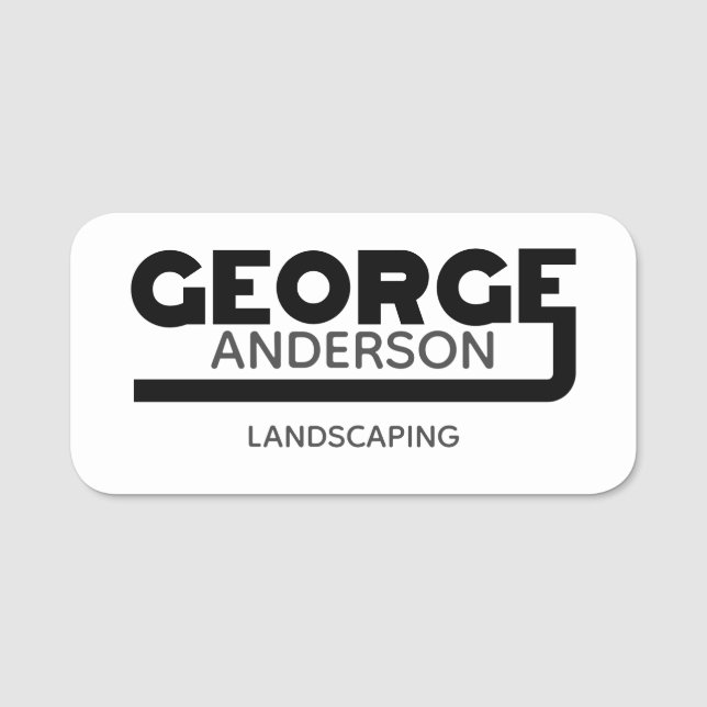George Name Tag (Front)