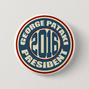 George Pataki for President in 2016 6 Cm Round Badge