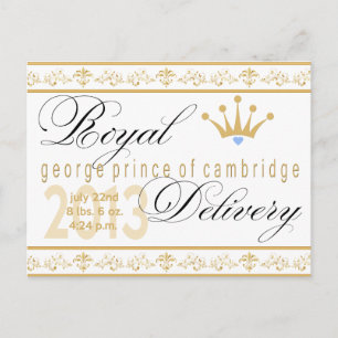 George Prince of Cambridge Souvenir Post Card