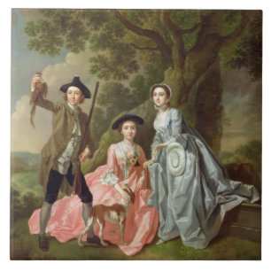 George Rogers with his Wife, Margaret, and his Sis Tile