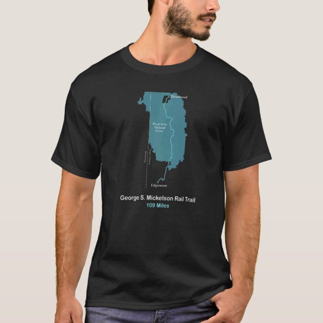 George S Mickelson Rail Trail T-Shirt (Front)