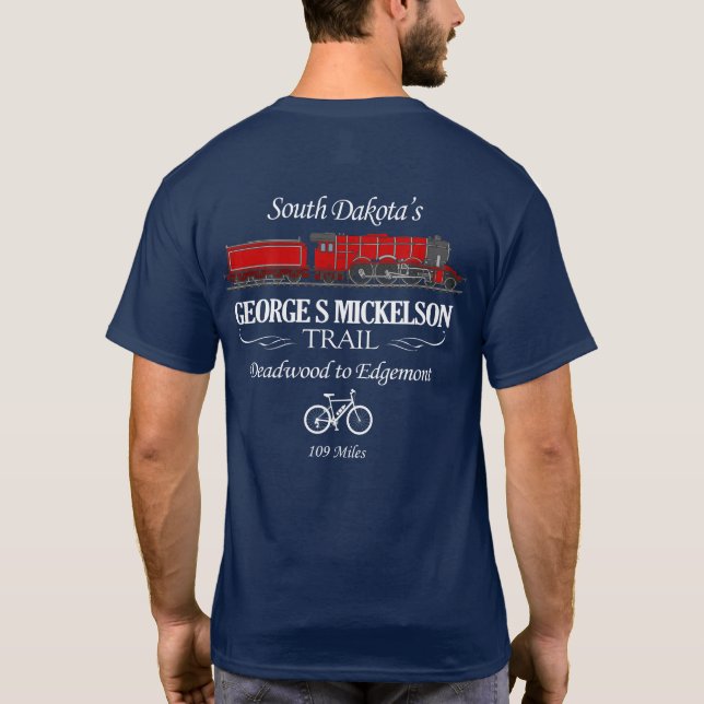 George S Mickelson Trail (RT2) T-Shirt (Back)