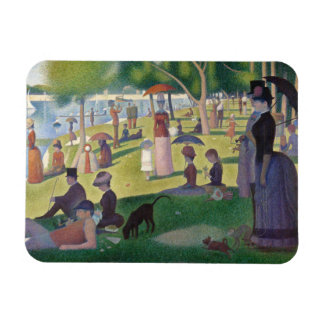 GEORGE SEURAT - A sunday afternoon 1884 Magnet