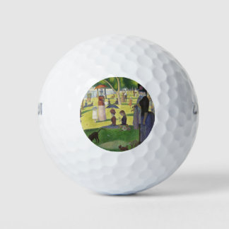 George Seurat A Sunday on La Grande Jatte Famous Golf Balls